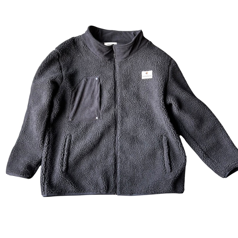 NWT Wondery Outdoors Jacket Nina Black Sherpa Jacket sz 2X‎ cozy and warm